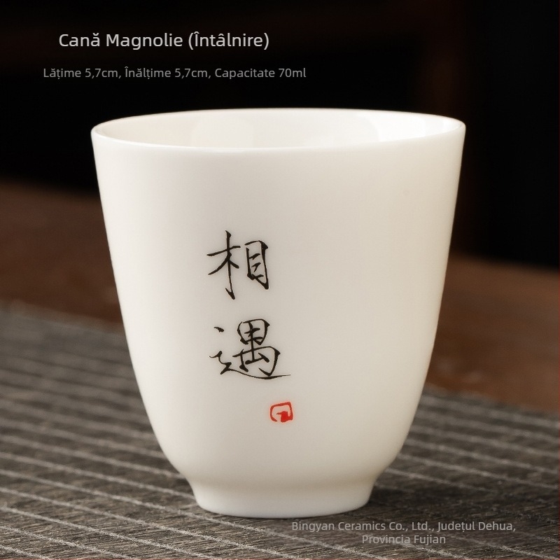 Ceșcuță ceramică pentru ceai, unică, aromată, stil Zen, set Kung Fu de ceai, ceașcă mică