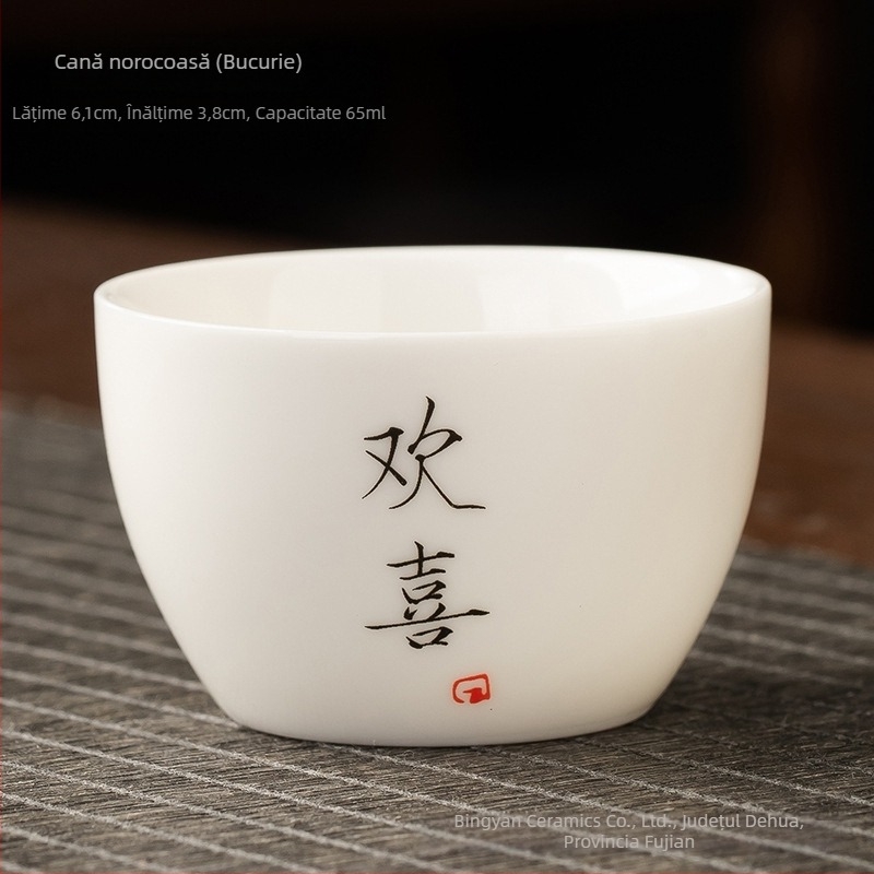Ceșcuță ceramică pentru ceai, unică, aromată, stil Zen, set Kung Fu de ceai, ceașcă mică