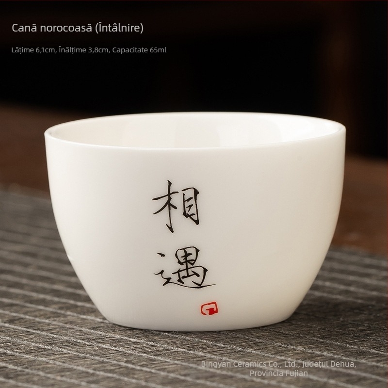 Ceșcuță ceramică pentru ceai, unică, aromată, stil Zen, set Kung Fu de ceai, ceașcă mică