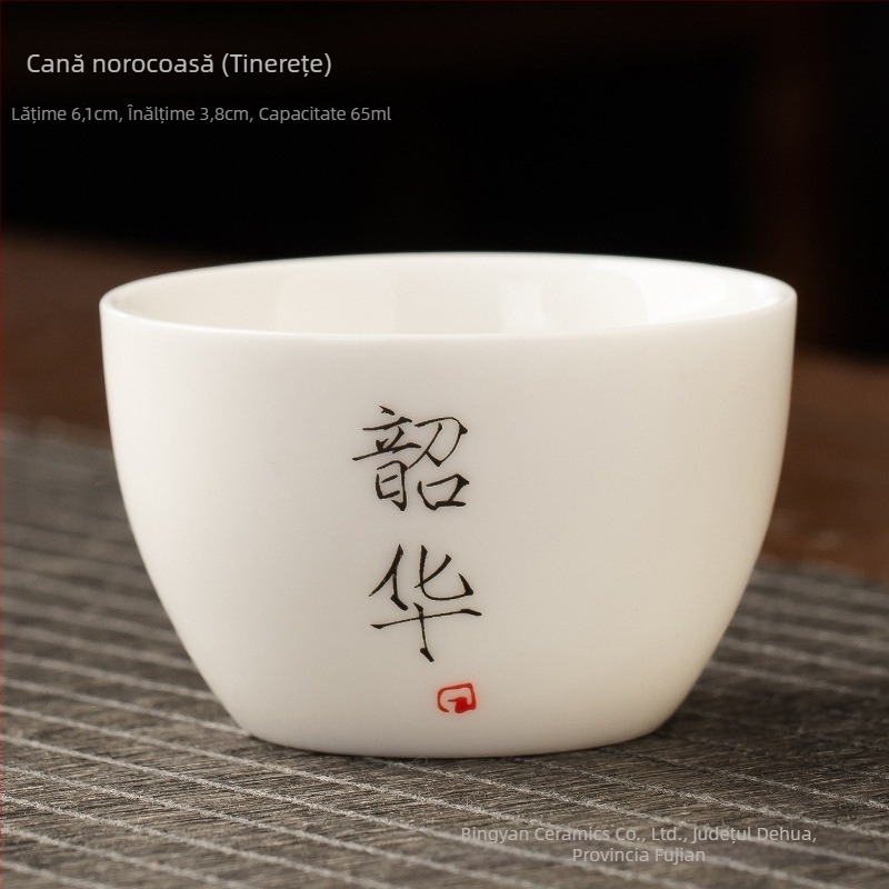 Ceșcuță ceramică pentru ceai, unică, aromată, stil Zen, set Kung Fu de ceai, ceașcă mică