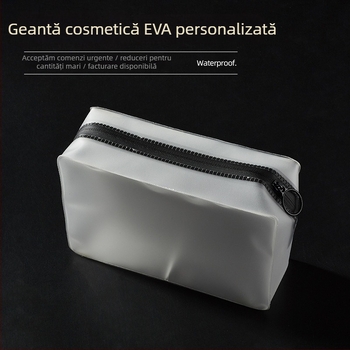 Geantă de machiaj din EVA pentru călătorii, gentuță de toaletă portabilă, capacitate mare, multifuncțională, rezistentă la apă și umezeală