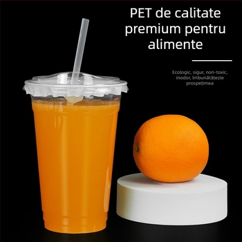 Pahar de unică folosință pentru cafea, diametru 98 mm, pentru cafea rece și băuturi reci, la pachet, 500–700 ml