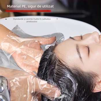 Mănuși de unică folosință pentru catering și uz casnic, folie PE îngroșată, mănuși transparente durabile, mărime mare, pentru manipularea alimentelor