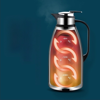 Termos din oțel inoxidabil, izolat, 3 L, pentru birou și călătorii