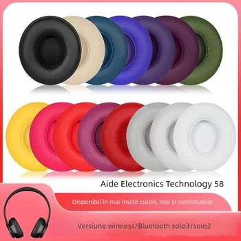 Perne din piele pentru Beats Solo3 și Solo2 Wireless căști Bluetooth
