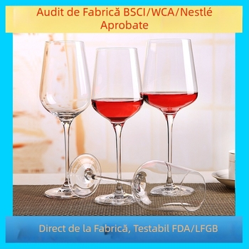 Set de pahare din cristal pentru vin roșu, 6–10 bucăți, capacitate 301–400 ml, pahare cu picior