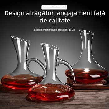 Decantor pentru vin roșu, pentru uz casnic și profesional, sticlă cristal de înaltă calitate, dispozitiv de turnare a vinului