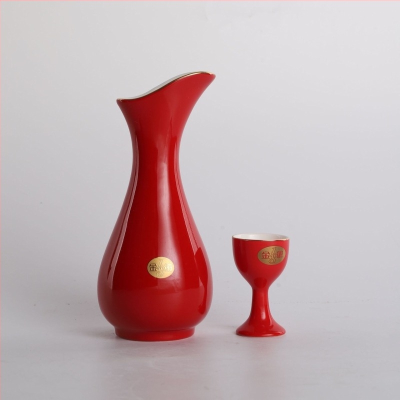 Sticle de vin din porțelan, accesorii pentru vin și borcane – stil chinez premium