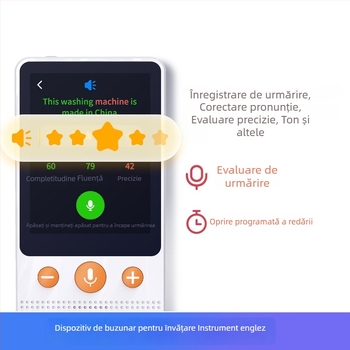 Dispozitiv portabil pentru ascultare a limbii engleze pentru elevi — sincronizare cu manualele, dispozitiv de învățare de buzunar