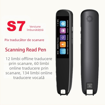 Peniță inteligentă de scanare cu traducere, interpretare vocală, 12 limbi offline și 60 online, scanare și citire cu dicționar de traducere