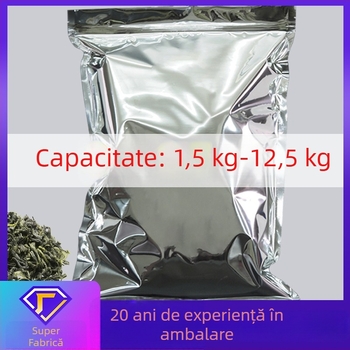 Pungă mare pentru ceai din folie de aluminiu, etanșă la umezeală, autosigilantă, în mai multe dimensiuni