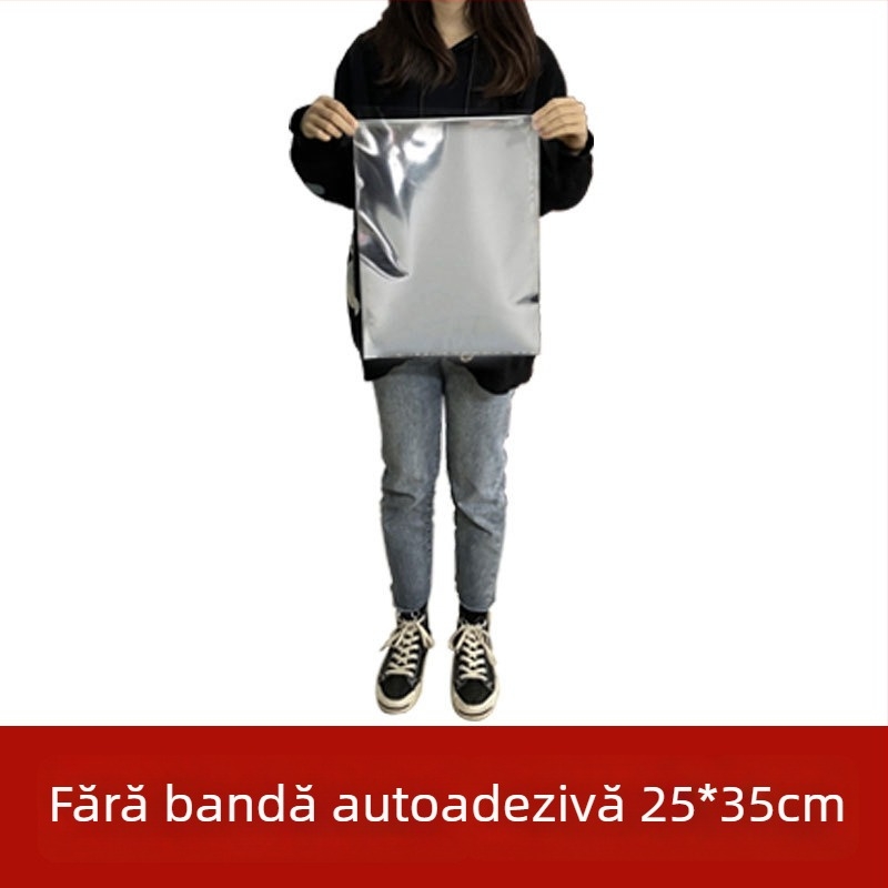 Pungă mare pentru ceai din folie de aluminiu, etanșă la umezeală, autosigilantă, în mai multe dimensiuni
