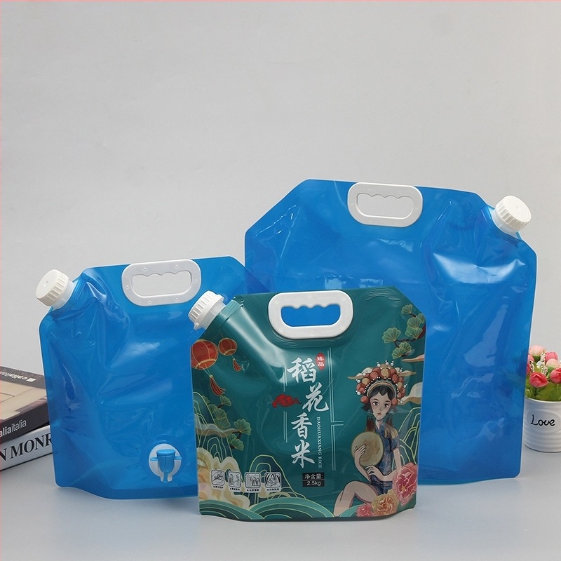Sac de apă pentru camping cu duză de băut moale, recipient alimentar, portabil și pliabil, mare capacitate, personalizare