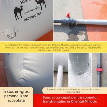 Geantă de apă moale PVC/TPU, rezervor pliabil pentru depozitare și transportul apei potabile și a altor lichide