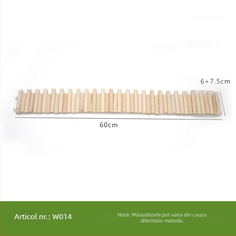 Set de accesorii pentru hamster: platformă cu două etaje, rampă de cățărare și separatoare de gard