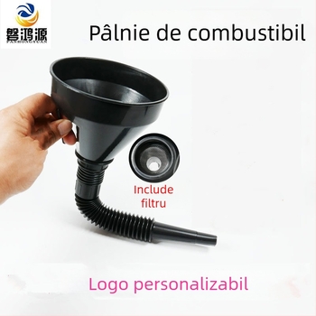 Pâlnie mare de alimentare cu filtru, pentru autoturisme și motociclete, din plastic