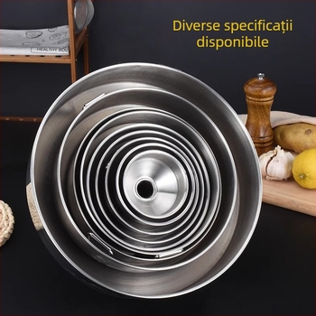 Con din oțel inoxidabil cu deschideri multiple, sită filtrantă pentru ulei și vin, bucătărie de acasă
