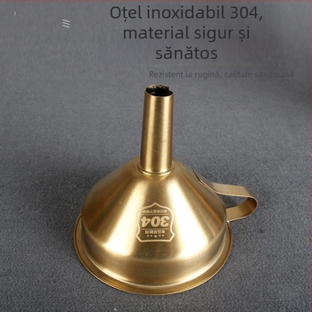Vas de turnare din oțel inoxidabil 304, mâner lung, pentru ulei și vin, cu gură de turnare, stil vintage