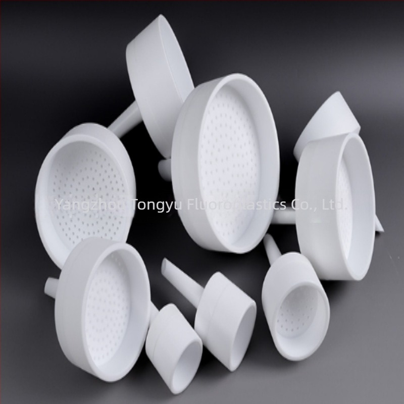 Funnel conic PTFE pentru laborator, rezistent la coroziune, separator de înaltă puritate Teﬂon