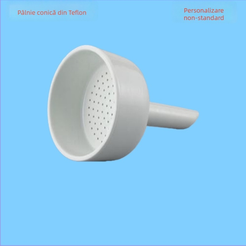Funnel conic PTFE pentru laborator, rezistent la coroziune, separator de înaltă puritate Teﬂon