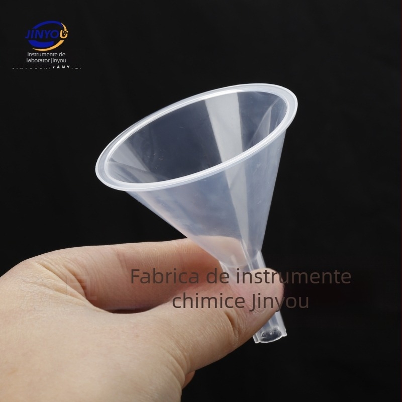 Pâlnie din plastic pentru laborator, mini, transparentă, pentru ulei și vin, bucătărie, cu gât de 30 mm, personalizată