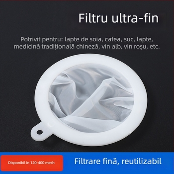 Pălnie din oțel inoxidabil 304 cu plasă de filtrare PP din nylon, pentru lichior, lapte de soia, apă și ulei, diametru mic