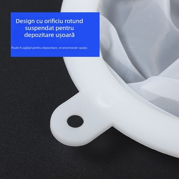 Pălnie din oțel inoxidabil 304 cu plasă de filtrare PP din nylon, pentru lichior, lapte de soia, apă și ulei, diametru mic