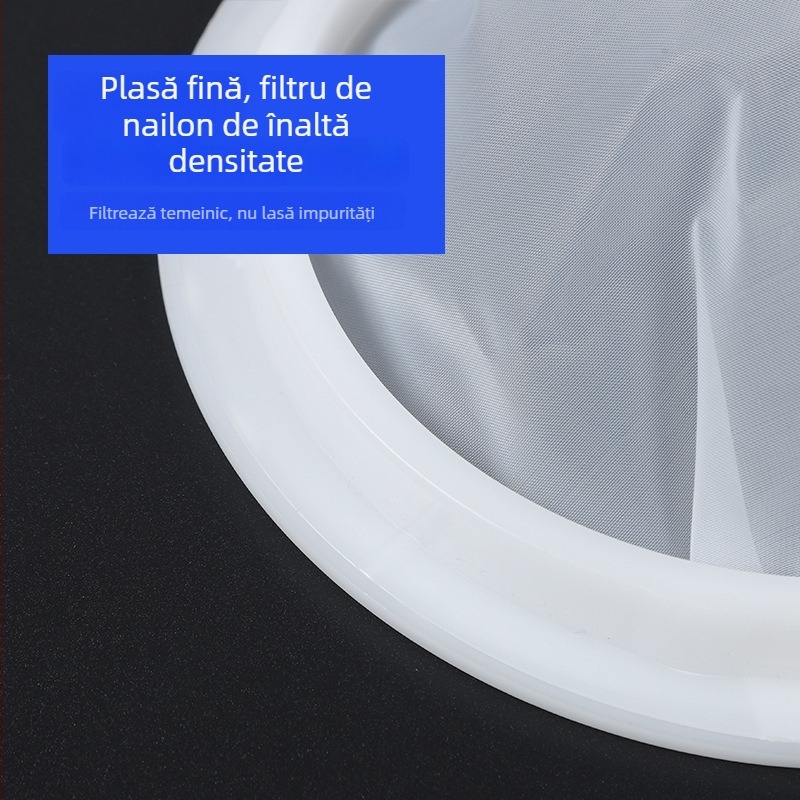 Pălnie din oțel inoxidabil 304 cu plasă de filtrare PP din nylon, pentru lichior, lapte de soia, apă și ulei, diametru mic