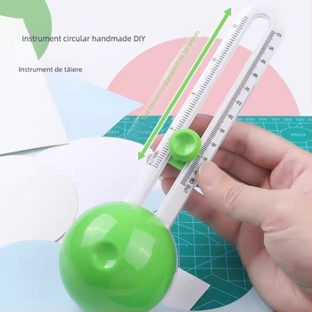 Tăietor circular mic pentru hârtie – cutter manual pentru proiecte DIY