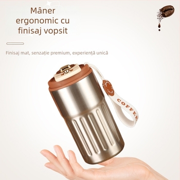 Cana termică din oțel inoxidabil 316 cu afișaj inteligent al temperaturii, cană izolată pentru cafea, cadou de afaceri pentru birou