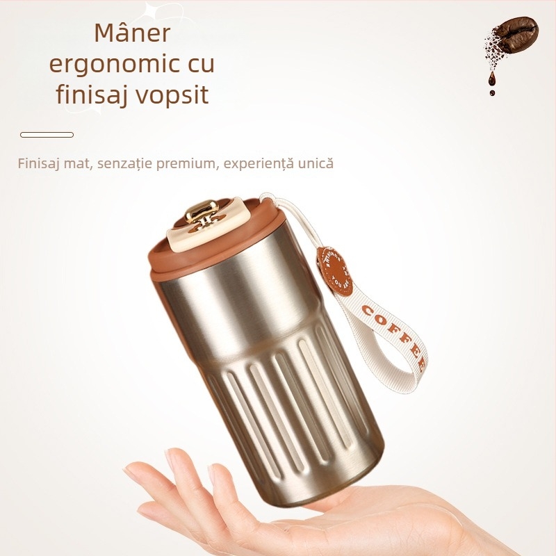 Cana termică din oțel inoxidabil 316 cu afișaj inteligent al temperaturii, cană izolată pentru cafea, cadou de afaceri pentru birou