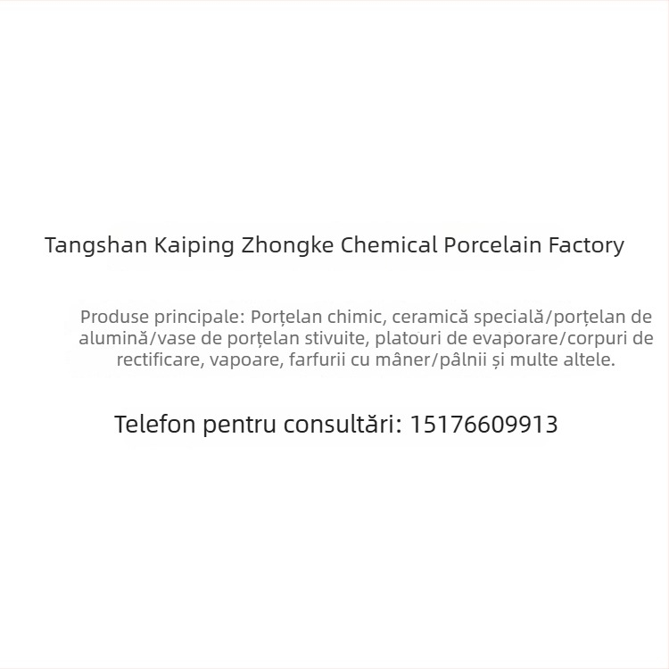 Funiile ceramice Büchner, cilindrice, 120 mm
