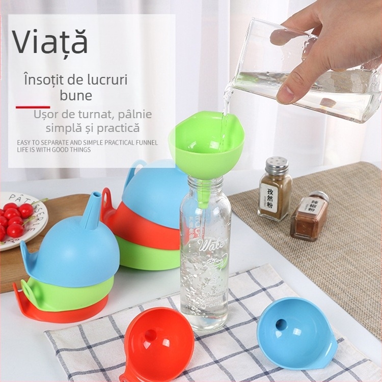 Junda Pâlnie Plastică de Bucătărie pentru Lichior, Vin și Ulei – Turnător Multifuncțional