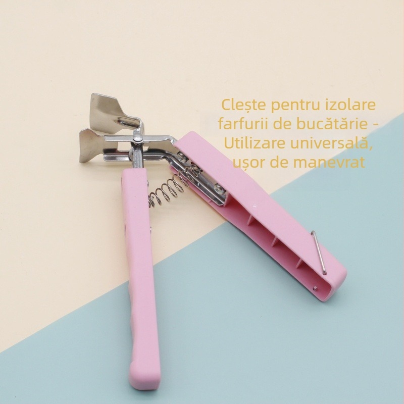 Clip din oțel inoxidabil cu izolație termică, protecție împotriva arsurilor, pentru aburirea legumelor și a ouălor