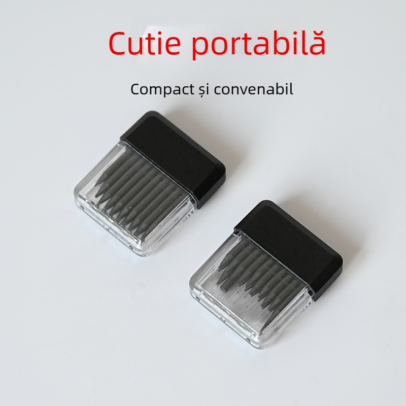 Nucleu de grafit pentru compas 2,0 mm – refil din oțel inoxidabil pentru desenarea cercurilor (3 în 1), pentru elevi și examene de design