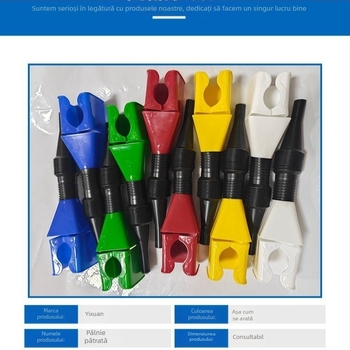 Funnel auto cu gură pătrată și cataramă, design îngroșat, pentru utilizare zilnică și situații de urgență în timpul călătoriilor
