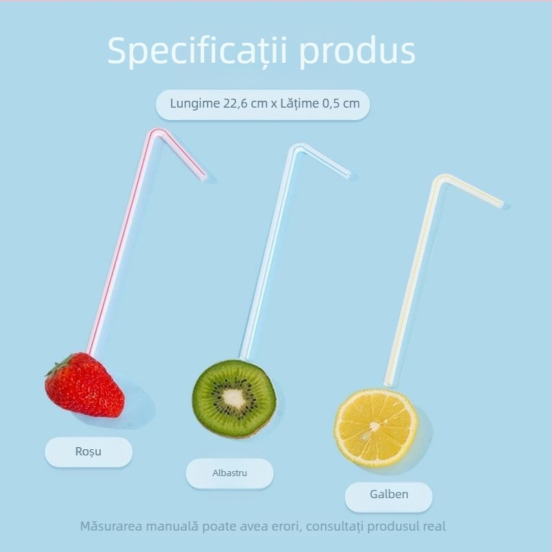 Paie PP cu unghi, ambalată individual, material de calitate alimentară, pentru catering, vânzare en gros de la producător