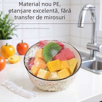 Capace de folie alimentară extra-mică, cu deschidere elastică, pungile transparente de conservare mici, îngroșate