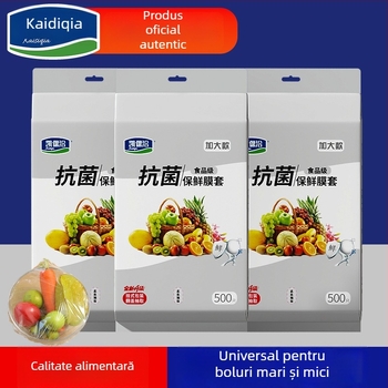 Set de capace alimentare pentru resturi de mâncare, potrivite pentru boluri de frigider, capace elastice pentru folie alimentară cu capac retractabil