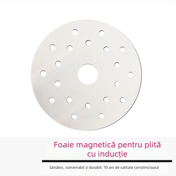 Placă ceramică de conductivitate termică și placă magnetică pentru oale, compatibilă cu plitele cu inducție, accesoriu pentru baza interioară de încălzire