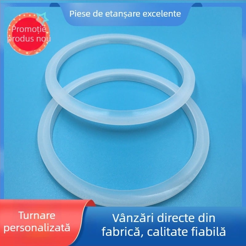 Inel siliconic etanș pentru oale sub presiune, oale cu aburi și cuptor; garnitură rezistentă la temperatură și plăcuță de mansetă