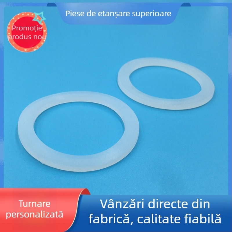 Inel siliconic etanș pentru oale sub presiune, oale cu aburi și cuptor; garnitură rezistentă la temperatură și plăcuță de mansetă