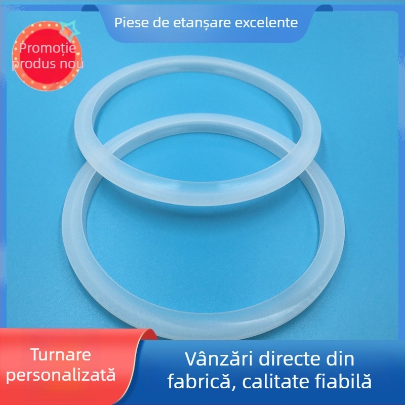 Inel siliconic etanș pentru oale sub presiune, oale cu aburi și cuptor; garnitură rezistentă la temperatură și plăcuță de mansetă