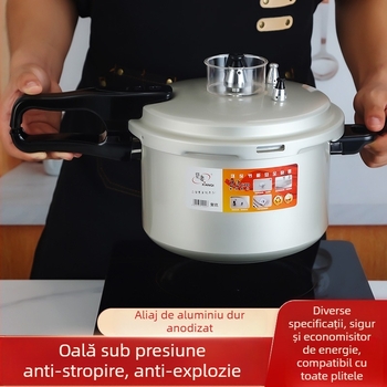 Oală sub presiune din aliaj de aluminiu, diametru 18–36 cm, utilizare comercială, dublă utilizare