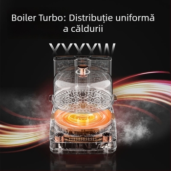 WONREAL aburitor electric pentru uz casnic, cu compartimente separate, două niveluri, pentru gătit ouă la abur