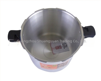 Vas de gătit sub presiune 22L, cu manometru, din aliaj de aluminiu, bază dublă, universal, 23L/25L