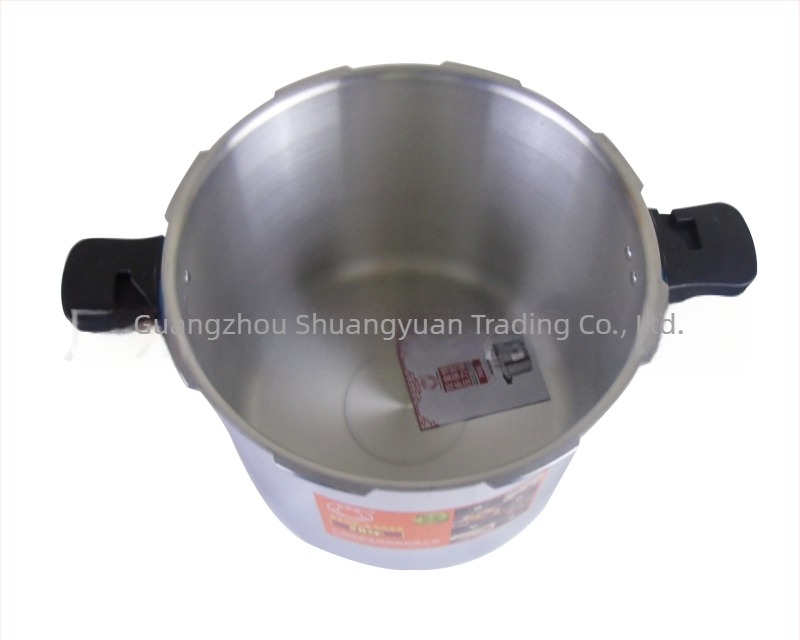 Vas de gătit sub presiune 22L, cu manometru, din aliaj de aluminiu, bază dublă, universal, 23L/25L