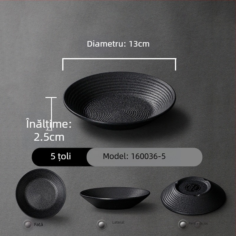 Set de veselă din melamină, stil nordic, formă neregulată, farfurii monocrome, farfurie pentru sos/dip, aspect porțelan imitatie, pentru utilizare comercială