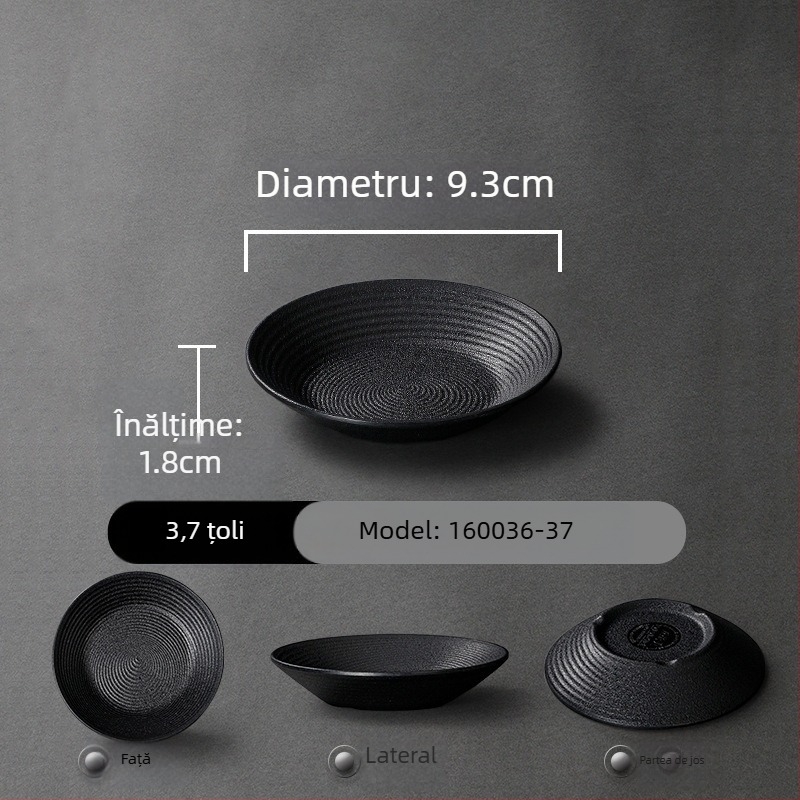 Set de veselă din melamină, stil nordic, formă neregulată, farfurii monocrome, farfurie pentru sos/dip, aspect porțelan imitatie, pentru utilizare comercială