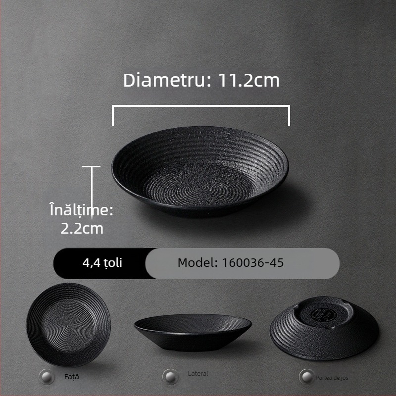 Set de veselă din melamină, stil nordic, formă neregulată, farfurii monocrome, farfurie pentru sos/dip, aspect porțelan imitatie, pentru utilizare comercială